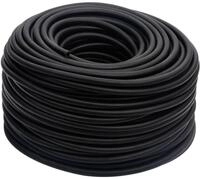 vidaXL Hybrid-Luftschlauch Schwarz 0,6" 100 m Gummi und PVC