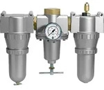 Riegler Wartungseinheit 3-tlg. &raquo;Standard&laquo; mit Metallbeh&auml;lter, BG 1, G 1/4