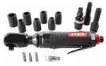 STIER Ratschenschrauber-Satz 33-1, 14 teilig Set, 1/2 Zoll Antrieb,