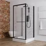 Komplettdusche Jersey BxT: 90x90 cm, 5 mm Sicherheitsglas, Komplett-Set, inkl.