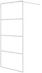 vidaXL Duschwand f&uuml;r Begehbare Dusche Wei&szlig; 90x195 cm ESG-Klarglas - Wei&szlig;