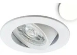 ISOLED LED Einbauleuchte Slim68 MiniAMP wei&szlig;, rund, 8W, 24V DC, neutralwei&szlig;,