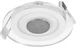 OSRAM 4058075854079 LED Spot Einbaustrahler Acryl Klar 6W 2700K Wei&szlig; - Wei&szlig;