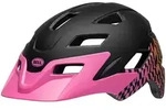 Bell SIDETRACK Child Fahrradhelm matte pink wavy checks unisize Schwarz - Schwarz