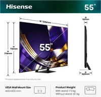 Hisense 20018701, Hisense 55 '' U79S Pro | ULED MiniLED Smart TV 4K 165 Hz, 139,7 cm