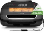 Nutrichef Indoor Smokeless Grill | Smart Grill & Hei&szlig;luftfritteuse mit 7