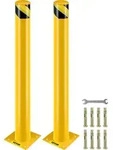 VEVOR 2 Stk. 107 cm Parkplatz-Sicherheitspoller Parkschrankenpfosten, 20 x 20 cm
