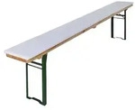 Beautissu 2er Set Bierbank Auflage Konstanz, 2x25x220cm Sitzpolster f&uuml;r...