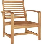 vidaXL Gartensofa-set 5 pcs Natur Massivholz Teak - Braun