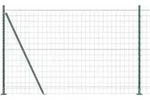 vidaXL Geschwei&szlig;ter Drahtzaun mit Betonfundament 10 x 1,6 m (B x H) - Gr&uuml;n