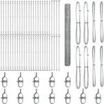 vidaXL Geschwei&szlig;ter Drahtzaun mit Betonfundament 100 x 1,4 m (B x H) - Silber