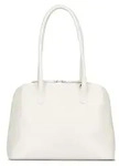 Jost Vika Schultertasche Leder 38 cm - Wei&szlig;