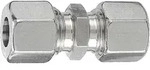 Riegler Gerade Verschraubung, Rohr-Au&szlig;en-&Oslash; 6 mm, Edelstahl 1.4571, 100bar