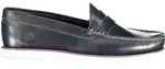 Eleganter Blauer Herrenschuh - Klassischer Bootsschuh f&uuml;r Herren - Blau