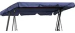 Hollywoodschaukel Dachbezug 200 x 145 cm Blau Wasserdicht | Universal Ersatzdach