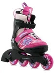 K2 Lumi Pro Inline Skates Kinder M&auml;dchen Inliner 30M0720 : 35 - 40 - Rosa - 35
