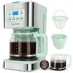 Aigostar - 950W Kaffeemaschine mit Timer,12 Tassen,Tropf-Stopp, Abschaltautomatik -