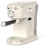 Melchioni Siebtr&auml;germaschine 3in1 15 Bar 1100W f&uuml;r Pulver Pads Kapseln Wei&szlig; -