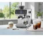 CASO EspressoGourmet & Grind Siebtr&auml;germaschine Edelstahl mit Mahlwerk, Farbe:Silber