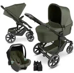 ABC Design 3in1 Kombi-Kinderwagen-Set Sierra All in - Gr&uuml;n