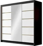 MIRJAN24 Schiebet&uuml;renschrank mit Spiegel Evo VI, Kleiderschrank mit...