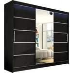 MIRJAN24 Gro&szlig;er Schwebet&uuml;renschrank Aston VI mit drei T&uuml;ren, Kleiderschrank...