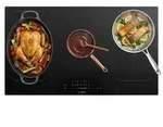 KLAMER Induktionskochfeld 90 cm, 4 Zonen mit 2 Flexzonen & Rundzone, 9400 Watt,...