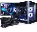kiebel.de PC Set Gaming mit 27 Zoll TFT Curve VII AMD Ryzen 7 5700X, 16GB DDR4,