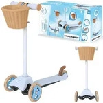 EVO Adjustable Tricycle Kinderroller mit Korb Mini Cruiser mit Korb Blau - Blau