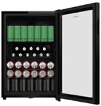 Amica FK 341 151 S, Freistehend, 77 Flasche(n), 108 W, C, SN-N, Schwarz -...