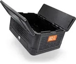 2.03 Faltbare Thermobox in schwarz - ca. 41 x 60 x 25 cm - EPP Styropor Box...