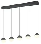 Reality Leuchten Pendelleuchte SENTA BHT 114x150x10 cm grau - Grau
