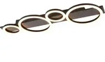 REALITY LED-Deckenleuchte LUMOS, R64821109, 26,5W, 3100lm, 3000K, alu - Silber