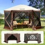 VEVOR Gartenzelt Faltpavillon Partyzelt Popup Zelt 8 Personen 3,81x3,81x2,28m -...