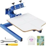 VEVOR 1 Station 1 Farbe Siebdruckmaschine Siebdruck T-Shirt Textildruck DIY