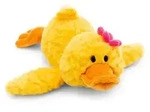 Nici Ente Pooline Teddy 25 Cm Gelb Kinder Gelb One Size - Gelb