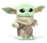 Steiff Grogu stehend 25 cm gr&uuml;n/beige Star Wars 024795