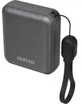 Dudao K22+ 10000Mah 22,5W Usb-C Powerbank Mit Anh&auml;nger/Kabel - Grau - Grau