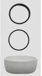 SANIT 05068010000 Dichtungs-Set 1 f&uuml;r Sp&uuml;lkasten 05.068.01..0000 - Wei&szlig;