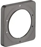 Verl&auml;ngerungsrosette AXOR 172x172mm brushed black chrome - Schwarz