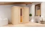 Karibu Sauna Innensauna Variado Fronteinstieg Ofen 9 KW externe Strg easy 196x118x198