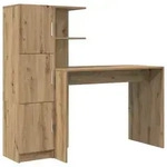 vidaXL Schreibtisch 2 pcs Artisan-Eiche - Braun