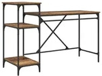 vidaXL Schreibtisch Altholz 135 x 50 x 90 cm Holzwerkstoff - Braun
