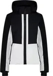Woman Ski Jacket Zip Hood nero (U901) 34 - Schwarz - XXS