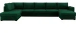 MIRJAN24 Ecksofa Wilma Large Premium, U-Form Polsterecke vom Hersteller,...
