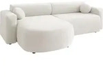 MIRJAN24 Ecksofa Nicelo, Wohnzimmer L-Form mit Bettkasten und Schlaffunktion,