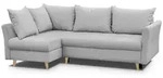 Ecksofa NERON - Couch L-form mit Schlaffunktion & 2x Bettkasten, Eckseite links,