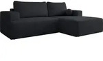 MIRJAN24 Ecksofa Mivo Cord, Wohnzimmmer L-Form mit Schlaffunktion und Bettkasten
