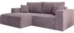 Selsey Farese Mini &ndash; Ecksofa mit Cordbezug, Schlaffunktion und Stauraum,...