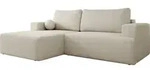 MIRJAN24 Ecksofa Mivo Cord, Wohnzimmmer L-Form mit Schlaffunktion und Bettkasten